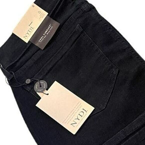 N.Y.D.J. Capri Double Snap Side Slit Jeans - Picture 2 of 5